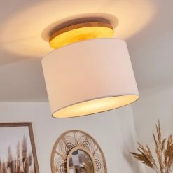 Hofstein Akrema Deckenleuchte Schwarz, Braun, 1-flammig 22 Hofstein Akrema Deckenleuchte Schwarz, Braun, 1-flammig -Bürolampen Verkäufe akrema deckenleuchte h3443927 10