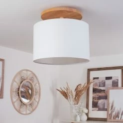 Hofstein Akrema Deckenleuchte Schwarz, Braun, 1-flammig 23 Hofstein Akrema Deckenleuchte Schwarz, Braun, 1-flammig -Bürolampen Verkäufe akrema deckenleuchte h3443927 11