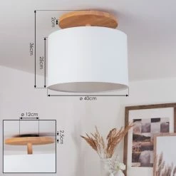 Hofstein Akrema Deckenleuchte Schwarz, Braun, 1-flammig 15 Hofstein Akrema Deckenleuchte Schwarz, Braun, 1-flammig -Bürolampen Verkäufe akrema deckenleuchte h3443927 3