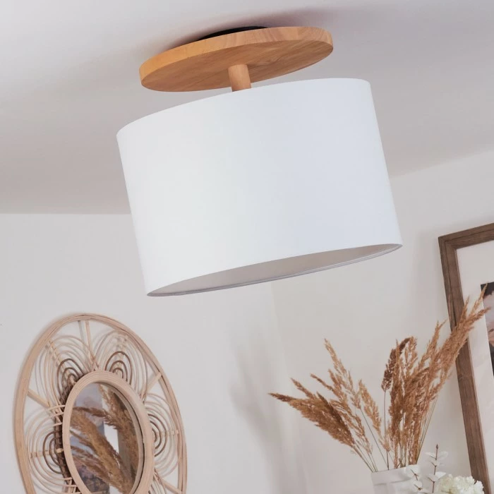 Hofstein Akrema Deckenleuchte Schwarz, Braun, 1-flammig 10 Hofstein Akrema Deckenleuchte Schwarz, Braun, 1-flammig – Bild 10