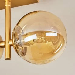 Hofstein Alden Deckenleuchte Messing, 2-flammig -Bürolampen Verkäufe alden deckenleuchte h3433638 5