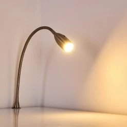 Hofstein Alsea Bettleuchte LED Nickel-Matt, 1-flammig, Bewegungsmelder -Bürolampen Verkäufe alsea bettleuchte h3306918 2
