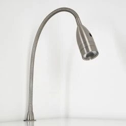 Hofstein Alsea Bettleuchte LED Nickel-Matt, 1-flammig, Bewegungsmelder -Bürolampen Verkäufe alsea bettleuchte h3306918 3
