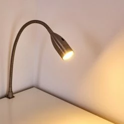 Hofstein Alsea Bettleuchte LED Nickel-Matt, 1-flammig, Bewegungsmelder -Bürolampen Verkäufe alsea bettleuchte h3306918 9
