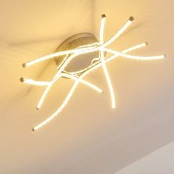 Hofstein Altino Deckenleuchte LED Chrom, 1-flammig -Bürolampen Verkäufe altino deckenleuchte h167442 10