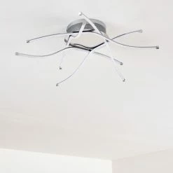 Hofstein Altino Deckenleuchte LED Chrom, 1-flammig -Bürolampen Verkäufe altino deckenleuchte h167442 15