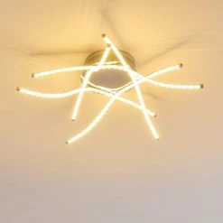 Hofstein Altino Deckenleuchte LED Chrom, 1-flammig -Bürolampen Verkäufe altino deckenleuchte h167442 9