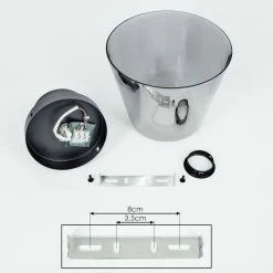 Hofstein Angelshaug Deckenleuchte Schwarz, 1-flammig -Bürolampen Verkäufe angelshaug deckenleuchte h3433539 4