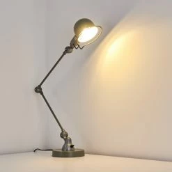 Hofstein Arild Tischleuchte Silber, Grün, 1-flammig -Bürolampen Verkäufe arild tischleuchte h3319338 2