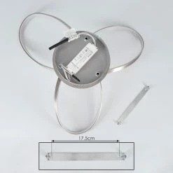 Hofstein Arlena Deckenleuchte LED Nickel-Matt, 1-flammig -Bürolampen Verkäufe arlena deckenleuchte h167299 4