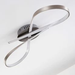 Hofstein Arlena Deckenleuchte LED Nickel-Matt, 1-flammig 46 Hofstein Arlena Deckenleuchte LED Nickel-Matt, 1-flammig -Bürolampen Verkäufe arlena deckenleuchte h167336 22