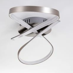 Hofstein Arlena Deckenleuchte LED Nickel-Matt, 1-flammig 47 Hofstein Arlena Deckenleuchte LED Nickel-Matt, 1-flammig -Bürolampen Verkäufe arlena deckenleuchte h167336 23