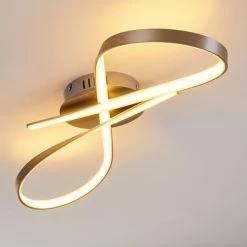 Hofstein Arlena Deckenleuchte LED Nickel-Matt, 1-flammig 29 Hofstein Arlena Deckenleuchte LED Nickel-Matt, 1-flammig -Bürolampen Verkäufe arlena deckenleuchte h167336 5