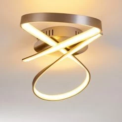 Hofstein Arlena Deckenleuchte LED Nickel-Matt, 1-flammig 31 Hofstein Arlena Deckenleuchte LED Nickel-Matt, 1-flammig -Bürolampen Verkäufe arlena deckenleuchte h167336 7