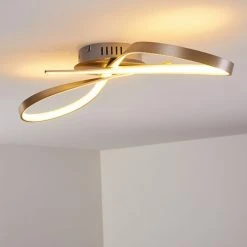 Hofstein Arlena Deckenleuchte LED Nickel-Matt, 1-flammig 32 Hofstein Arlena Deckenleuchte LED Nickel-Matt, 1-flammig -Bürolampen Verkäufe arlena deckenleuchte h167336 8