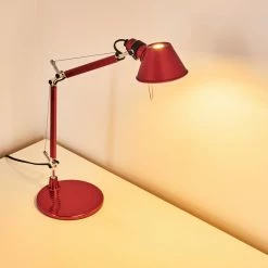 Artemide TOLOMEO MICRO Tischleuchte Rot, 1-flammig -Bürolampen Verkäufe artemide tolomeo micro tischleuchte a011810 4