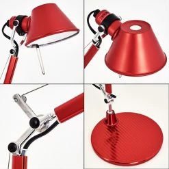 Artemide TOLOMEO MICRO Tischleuchte Rot, 1-flammig -Bürolampen Verkäufe artemide tolomeo micro tischleuchte a011810 8