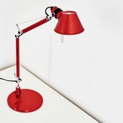 Artemide TOLOMEO MICRO Tischleuchte Rot, 1-flammig -Bürolampen Verkäufe artemide tolomeo micro tischleuchte a011810 9