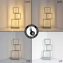 Hofstein Bacolod Tischleuchte LED Aluminium, 1-flammig -Bürolampen Verkäufe bacolod tischleuchte h3313756 3