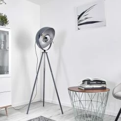 Hofstein Bagdad Stehleuchte Blau, Chrom, Grau, 1-flammig -Bürolampen Verkäufe bagdad stehleuchte h3378748 11