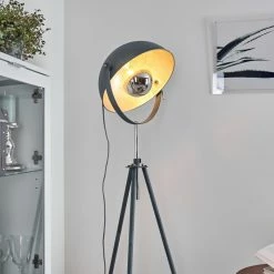 Hofstein Bagdad Stehleuchte Blau, Chrom, Grau, 1-flammig -Bürolampen Verkäufe bagdad stehleuchte h3378748 12