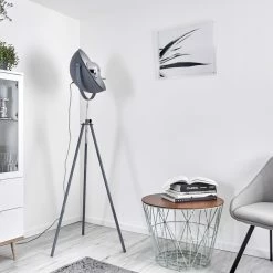 Hofstein Bagdad Stehleuchte Blau, Chrom, Grau, 1-flammig -Bürolampen Verkäufe bagdad stehleuchte h3378748 18