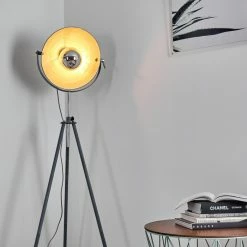 Hofstein Bagdad Stehleuchte Blau, Chrom, Grau, 1-flammig -Bürolampen Verkäufe bagdad stehleuchte h3378748 2