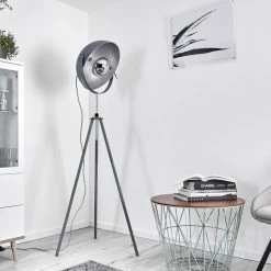 Hofstein Bagdad Stehleuchte Blau, Chrom, Grau, 1-flammig -Bürolampen Verkäufe bagdad stehleuchte h3378748 23