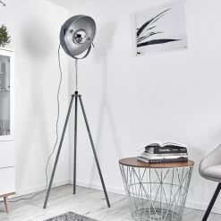 Hofstein Bagdad Stehleuchte Blau, Chrom, Grau, 1-flammig -Bürolampen Verkäufe bagdad stehleuchte h3378748 25