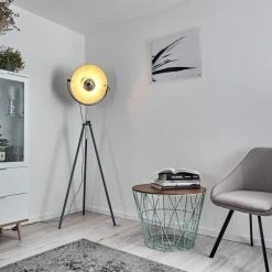 Hofstein Bagdad Stehleuchte Blau, Chrom, Grau, 1-flammig -Bürolampen Verkäufe bagdad stehleuchte h3378748 9