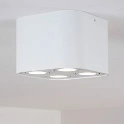 Hofstein Baishan Deckenleuchte Weiß, 4-flammig -Bürolampen Verkäufe baishan deckenleuchte h3322253 2