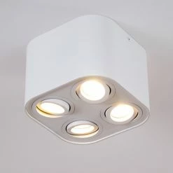 Hofstein Baishan Deckenleuchte Weiß, 4-flammig -Bürolampen Verkäufe baishan deckenleuchte h3322253 6