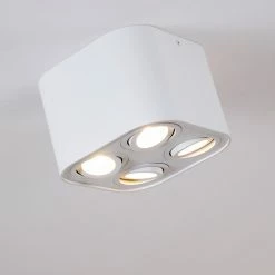 Hofstein Baishan Deckenleuchte Weiß, 4-flammig -Bürolampen Verkäufe baishan deckenleuchte h3322253 8