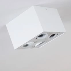 Hofstein Baishan Deckenleuchte Weiß, 4-flammig -Bürolampen Verkäufe baishan deckenleuchte h3322291 3