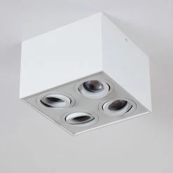 Hofstein Baishan Deckenleuchte Weiß, 4-flammig -Bürolampen Verkäufe baishan deckenleuchte h3322291 5