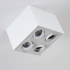 Hofstein Baishan Deckenleuchte Weiß, 4-flammig -Bürolampen Verkäufe baishan deckenleuchte h3322291 7