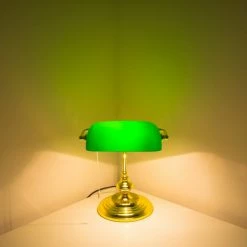 Hofstein Bankerlampe Messing, 1-flammig -Bürolampen Verkäufe bankerlampe h164250 12