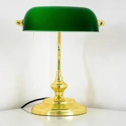 Hofstein Bankerlampe Messing, 1-flammig -Bürolampen Verkäufe bankerlampe h164250 14