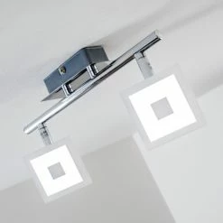 Hofstein Baramita Deckenstrahler LED Chrom, 2-flammig -Bürolampen Verkäufe baramita deckenstrahler h3003015 11