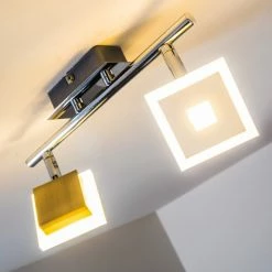 Hofstein Baramita Deckenstrahler LED Chrom, 2-flammig -Bürolampen Verkäufe baramita deckenstrahler h3003015 8