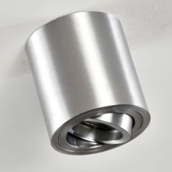 Hofstein Barbuda Deckenleuchte Silber, 1-flammig -Bürolampen Verkäufe barbuda deckenleuchte h3267592 do4 17