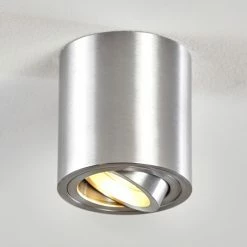 Hofstein Barbuda Deckenleuchte Silber, 1-flammig -Bürolampen Verkäufe barbuda deckenleuchte h3267592 do4 2