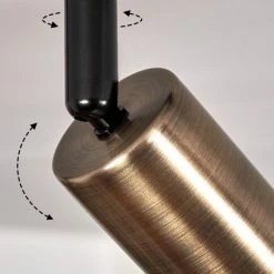 Hofstein Baripada Deckenleuchte Messing, Schwarz, 6-flammig -Bürolampen Verkäufe baripada deckenleuchte h3384213 5