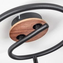 Hofstein Baripada Deckenleuchte Schwarz, Braun, 3-flammig -Bürolampen Verkäufe baripada deckenleuchte h3388037 5