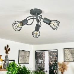 Hofstein Baripada Deckenleuchte Grau, 3-flammig -Bürolampen Verkäufe baripada deckenleuchte h3388204 11