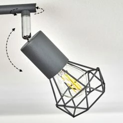 Hofstein Baripada Deckenleuchte Chrom, Anthrazit, 4-flammig -Bürolampen Verkäufe baripada deckenleuchte h3388228 5