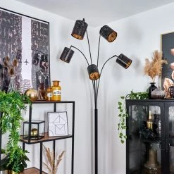 Hofstein Bathinda Stehleuchte Schwarz, 5-flammig -Bürolampen Verkäufe bathinda stehleuchte h3387993 11