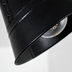 Hofstein Berkeley Deckenleuchte Schwarz, Holz hell, Schwarz-Gold, 1-flammig -Bürolampen Verkäufe berkeley deckenleuchte h3325292 19