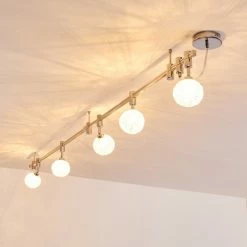 Hofstein Bernex Deckenleuchte Chrom, 5-flammig -Bürolampen Verkäufe bernex deckenleuchte h3277560 do1 3