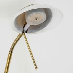 Hofstein Biot Deckenfluter LED Altmessing, 2-flammig -Bürolampen Verkäufe biot deckenfluter h165424 15